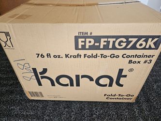 150 Karat Fold-to-Go Tray Boxes