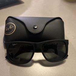 Ray Bans The “Justins” Brand New With Case