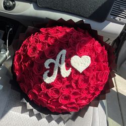 100 Roses with any Initial