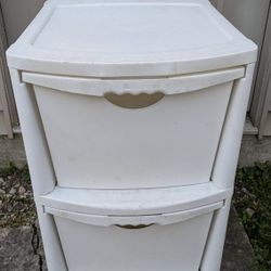 Sterilite 2-Drawer White Storage System