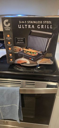 Brand New Complete Cuisine 3-in-1 Ultra Grill | Panini Press & Indoor Grill