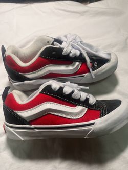 Red and black vans