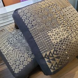 Cushioned (Foot/ground seating) Stool X 2