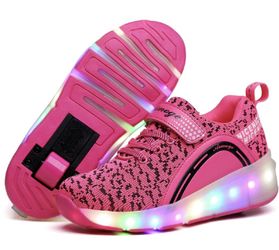 Roller Shoes For Girls With Lights/ Tenis Con Rueditas Size 13