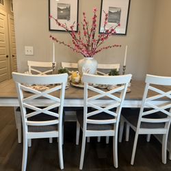 modern 6-chair dining set 
