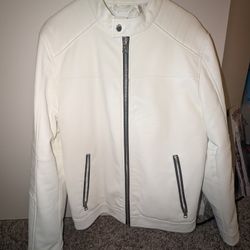 Calvin Klein Leather Jacket Size M
