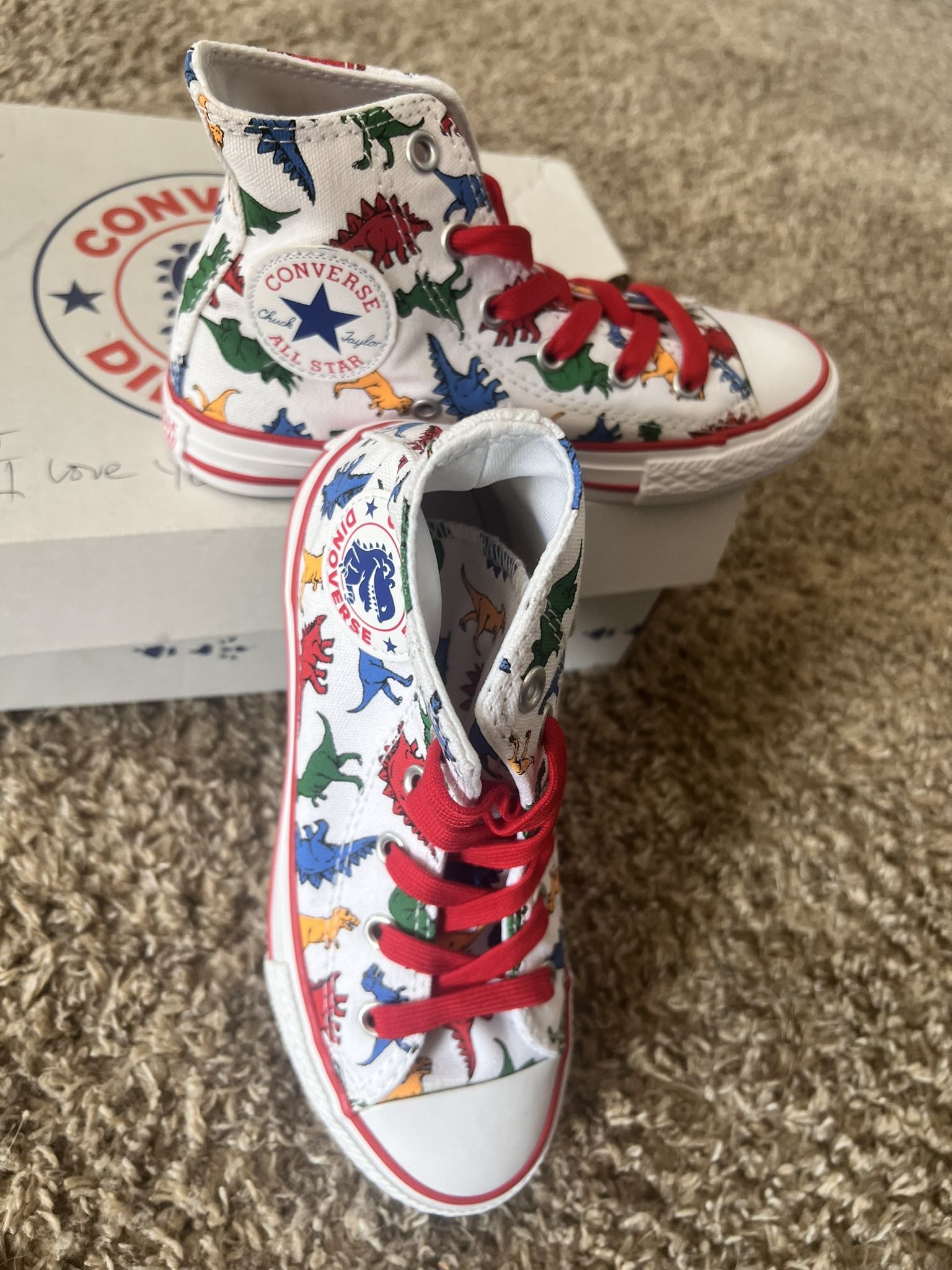 Dino Converse Shoes For Kids