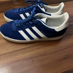 Blue Adidas Gazelle