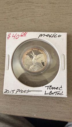 Rare 2015 Mexico 1/10 oz PROOF .999 Silver Libertad Coin in Capsule (#2)