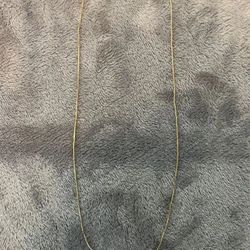 Gold Chain Necklace Solid 14k Italy 1.72g Scratch/Magnet Tested