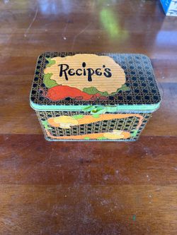 Vintage recipe jar