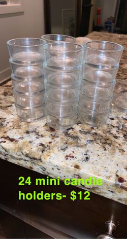 Mini candle holders (24)