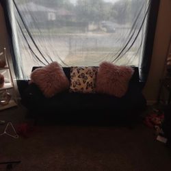 black Futon Couch 