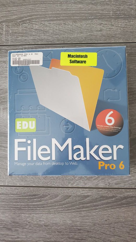 FlieMaker Pro 6 Software