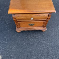 Wood Nightstand