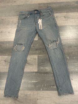 Purple jeans