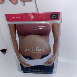Isabel Maternity Bellaband in Black New With Tags Pregnancy Fit Ladies Size M/L