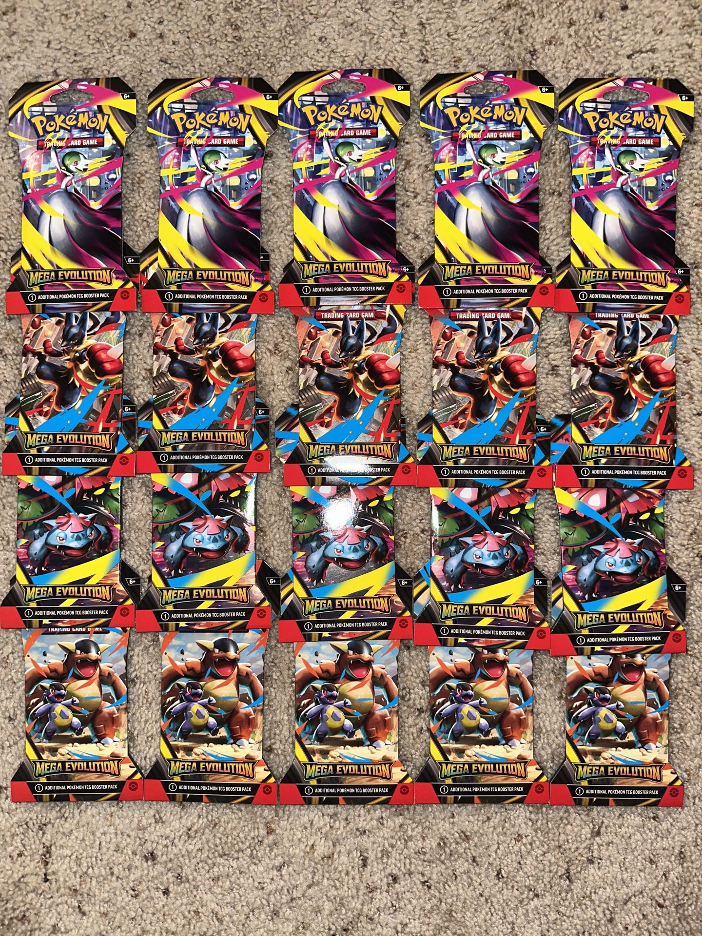 Pokemon Mega Evolution Blister Art Sets