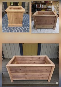 Custom Cedar Planter Boxes – Built to Order (All Sizes)