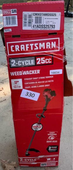 Craftsman 2-Cycle 25cc Weedwacker String Trimmer