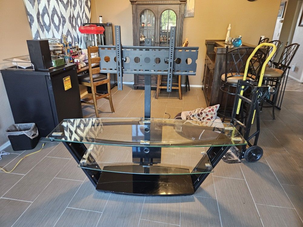 Large Glass TV Stand