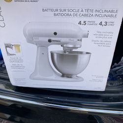 White Kitchen Aid!!! Classic
