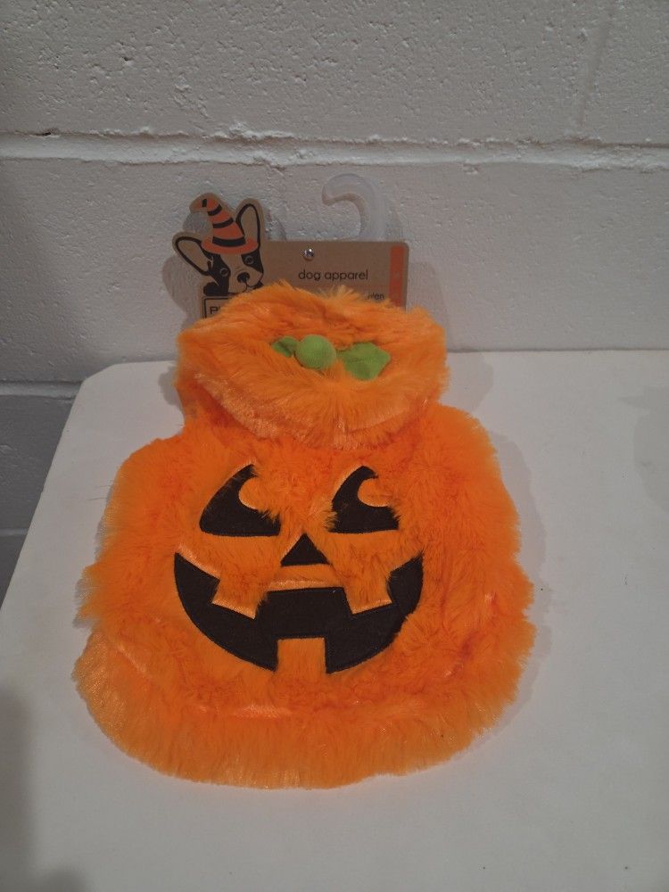 Pumpkin Halloween Costume For Dogs. Sz M. NEW