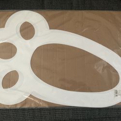 Easter Rabbit Feet Stencil