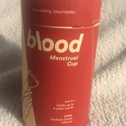 Blood Menstrual Cup, Safe & Better, No BPA Reusable