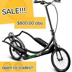 Eliptigo Exercise Bike 