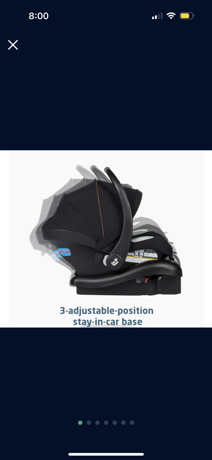 Maxi Cosi car seat With Base