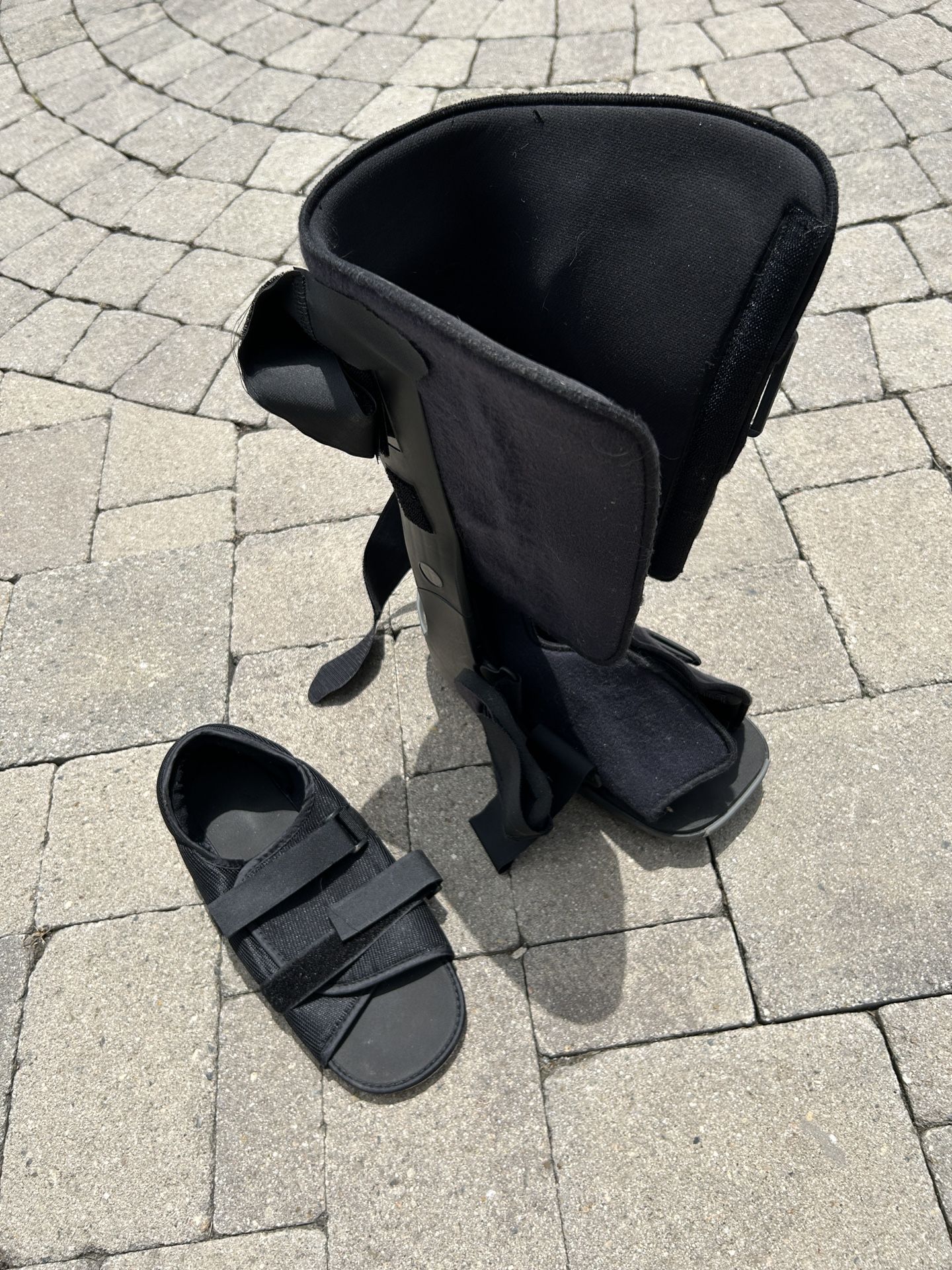 Walking Boot And Shoe
