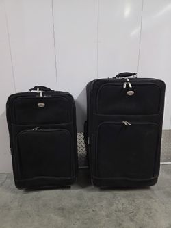 $40 for Both, Lot Of (2) Large Luggage, All Black.