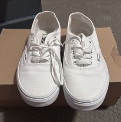 White Casual Vans