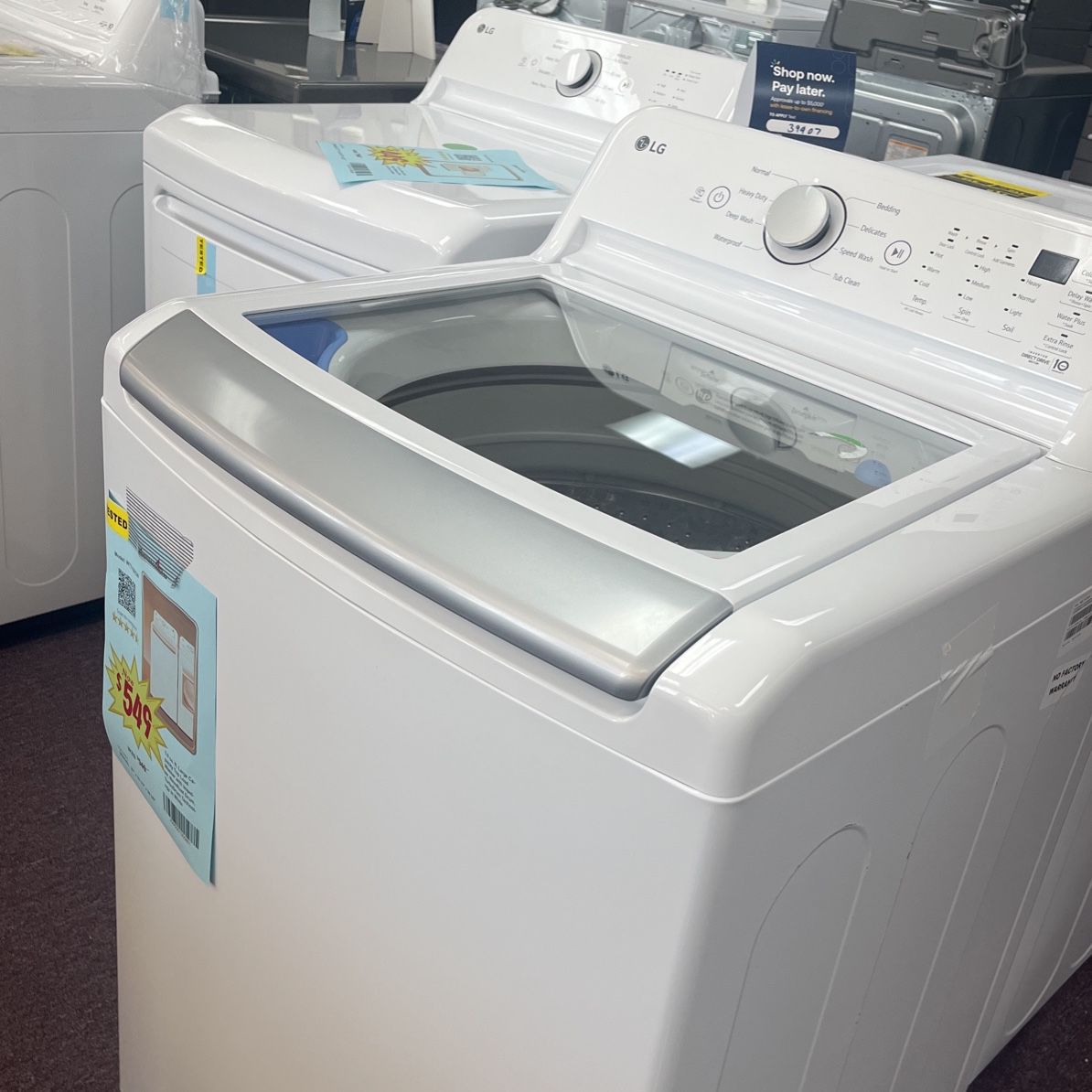 Set Washer And Dryer $949 And No Taxes! Final Price 
