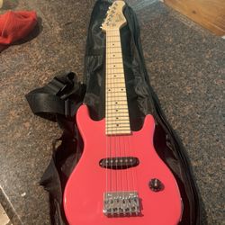 New Condition 32 Inch Tiny XR y Electronic Guitar With Strap And Bag