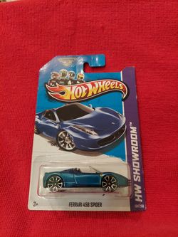 Hot Wheels Ferrari 458 Spider Wheel Error