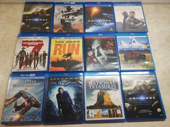 12 Blue Ray Discs