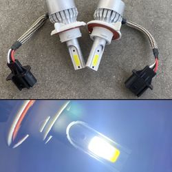 H13 9008 6K BRIGHT WHITE LED LIGHTS $30