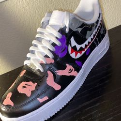 Custom Air Force 1s!! Bape Camo Print