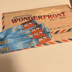 Wonderfront - 4 Sunday Passes