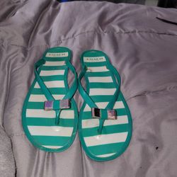 Coach 1941 Jade Green Sandals 