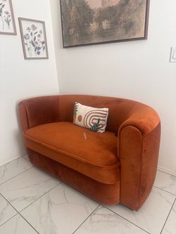 orange couch