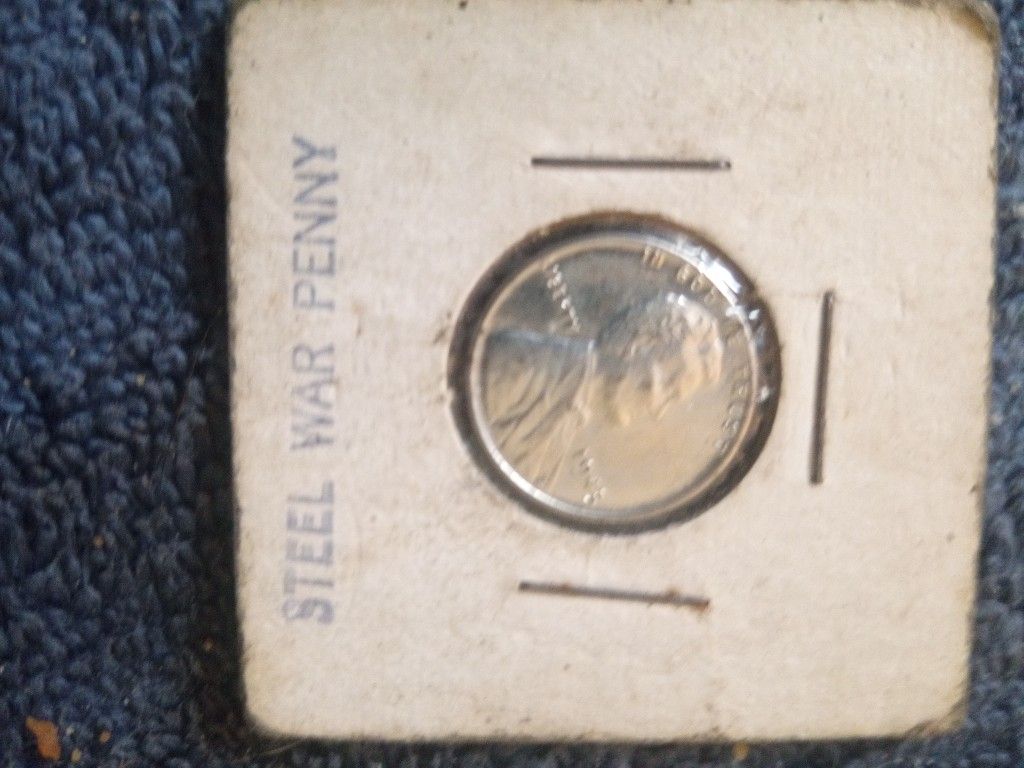 Steel War Penny 1943