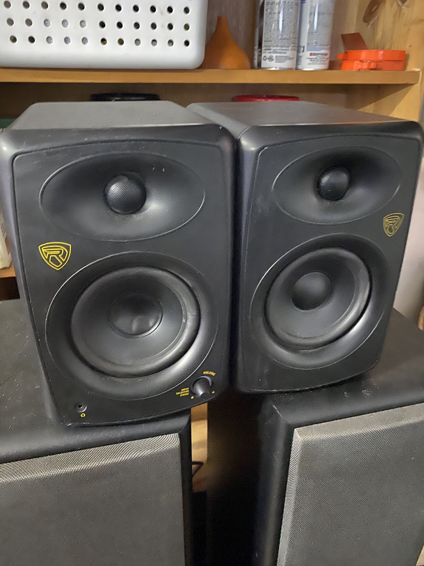 Rockville ASM5 5" 2-Way 200W Active/Powered USB Studio Monitor Speakers