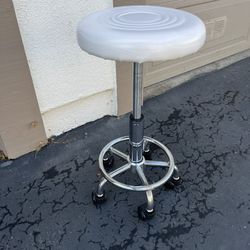 Small White Stool