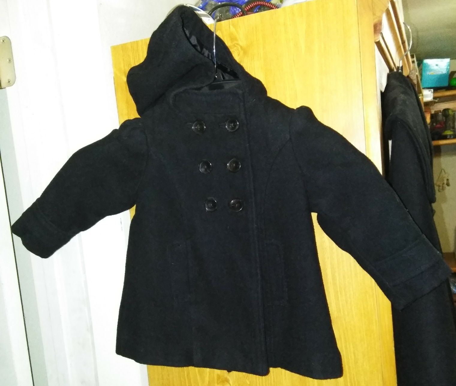 Old Navy Toddler Girls Hooded Peacoat