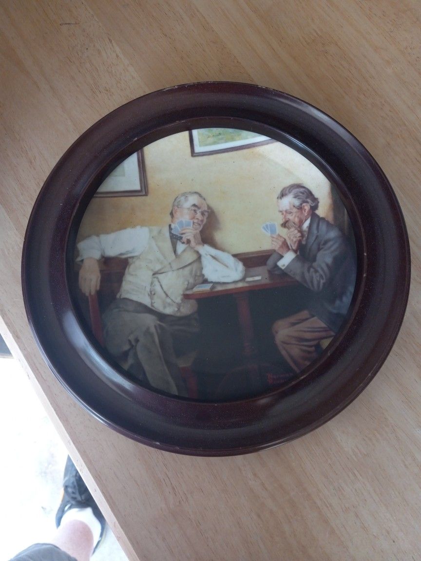 Normon Rockwell Plate