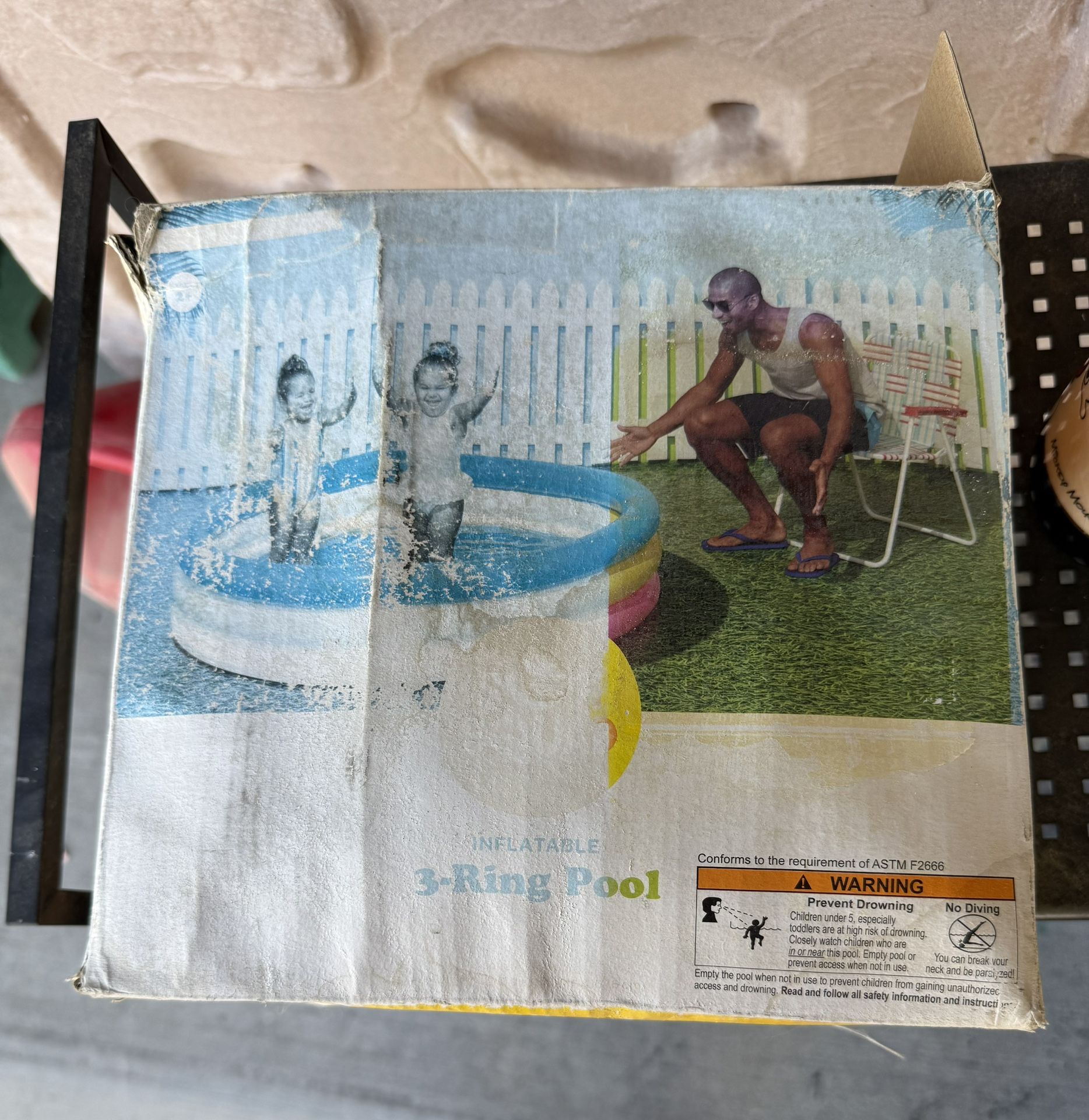 Brand New 3-ring Inflatable Pool