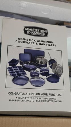 Granitestone Diamond 20-Piece Cookware & Bakeware Set